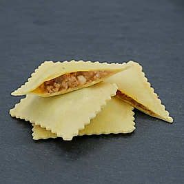 KÖZ PATLICAN & KÖZ BİBERLİ RAVIOLI (7CM * 25 GR.)