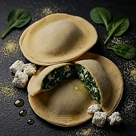 ISPANAKLI & PEYNİRLİ (YUVARLAK) AGNOLETTI  (7CM * 30 GR.)