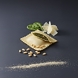 ISPANAKLI & PEYNİRLİ RAVIOLI (7CM * 25 GR.)