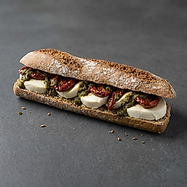SUDA MOZARELLA & K. DOMATES & PESTO SOSLU BAGET SANDVİÇ